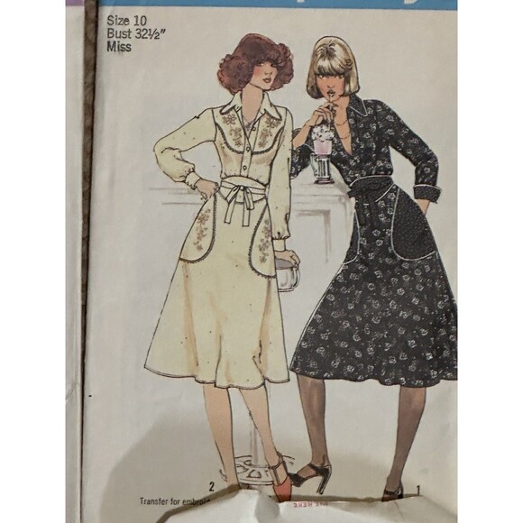 Lot of  20 Vintage Sewing Patterns 70s 80s +  Boho Retro bell bottoms - Picture 8 of 16